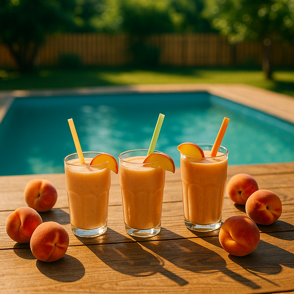 🍑 3 Smoothie Recipes for Peach Season