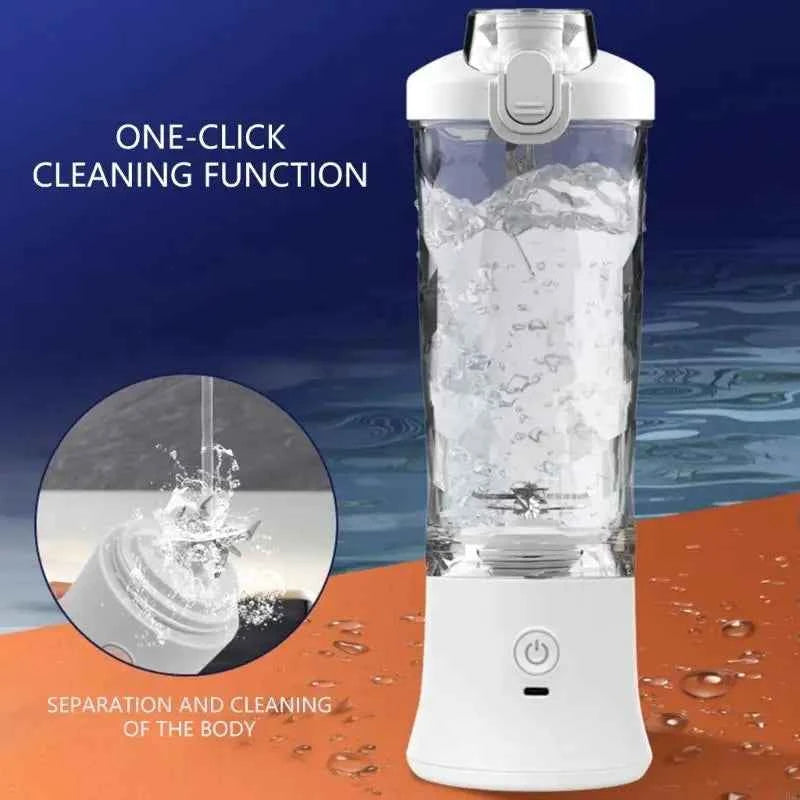 USB Rechargeable Juicer Cup - 600ml Portable Blend